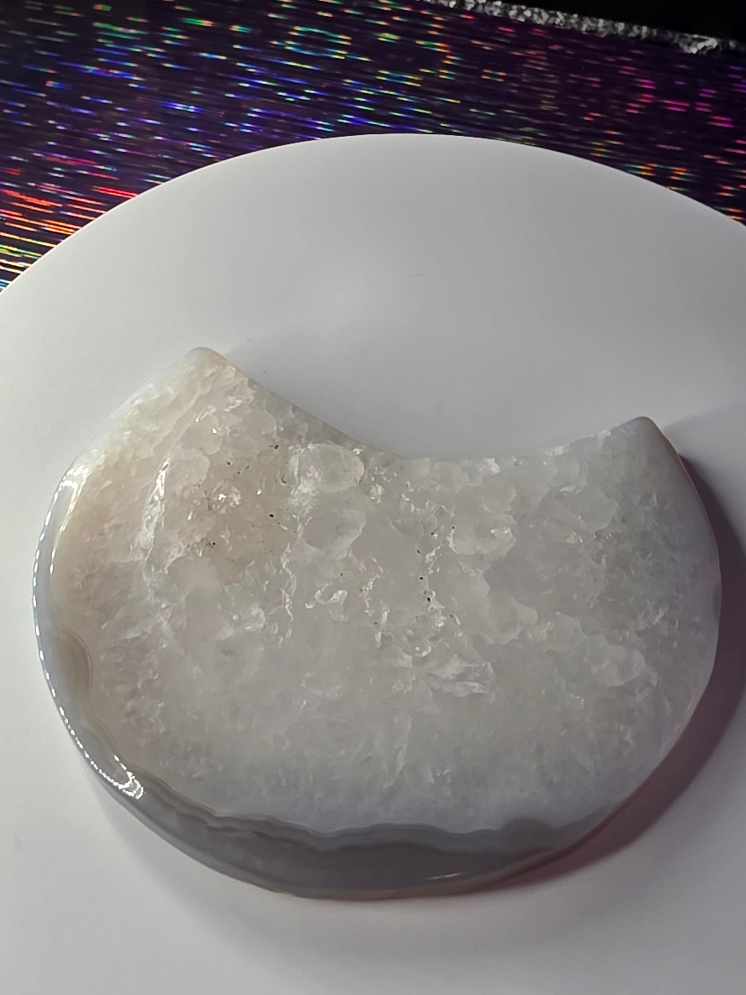 Quartz and Agate Moon A