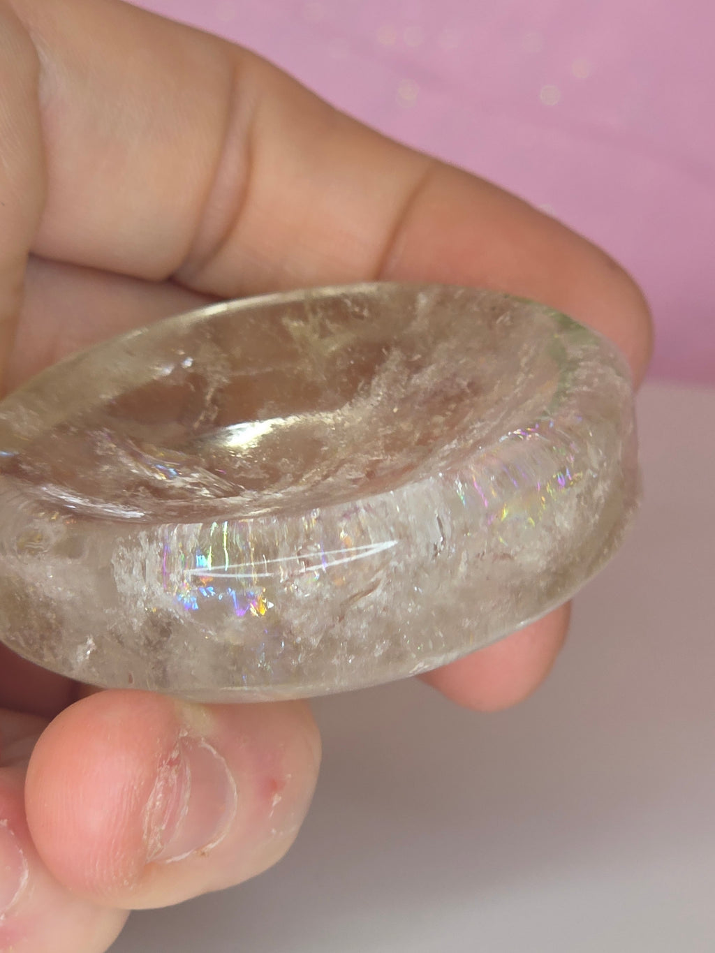 Clear Quartz Sphere Holder B