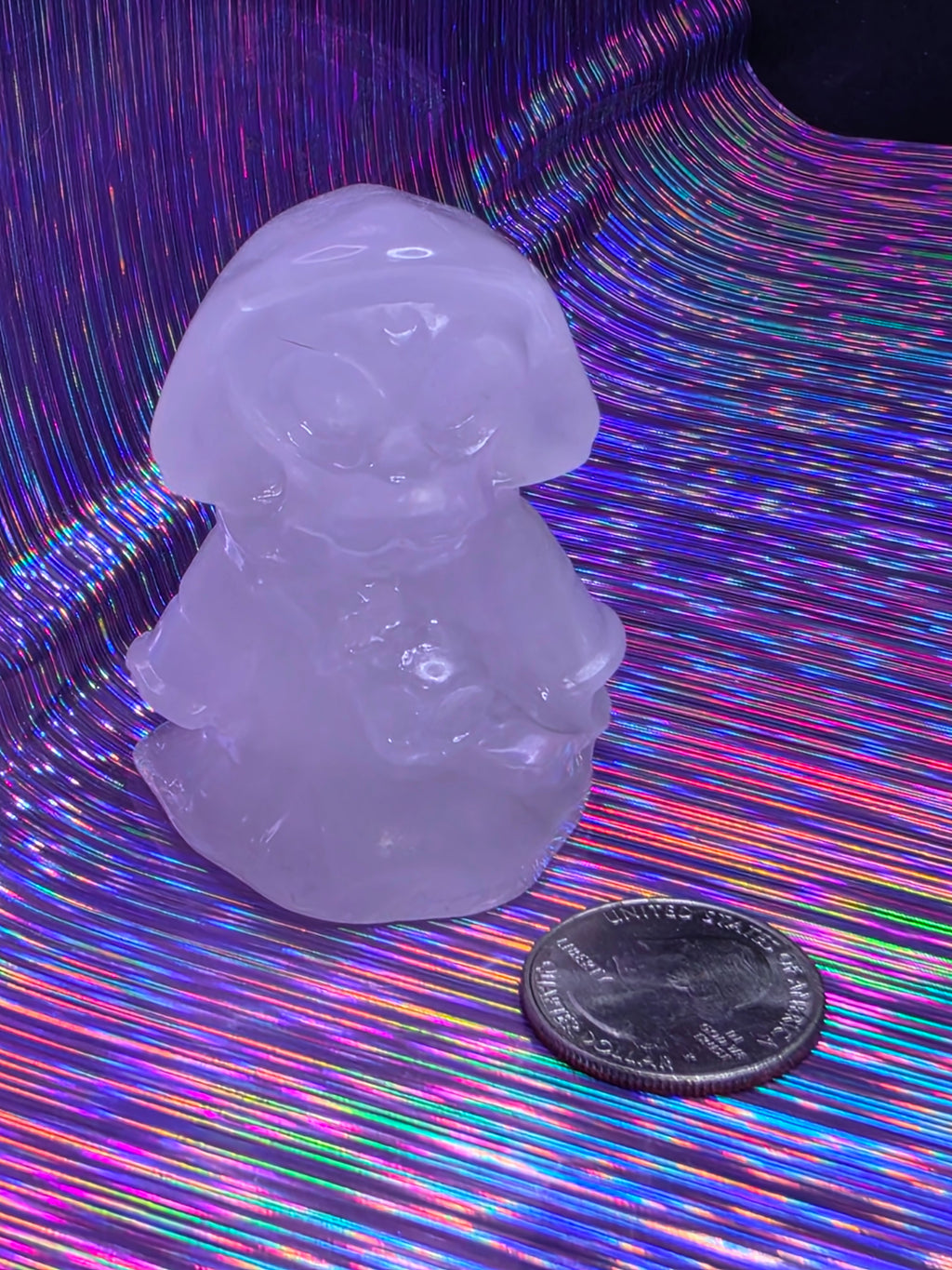 Clear Quartz Mini Grim Reaper D