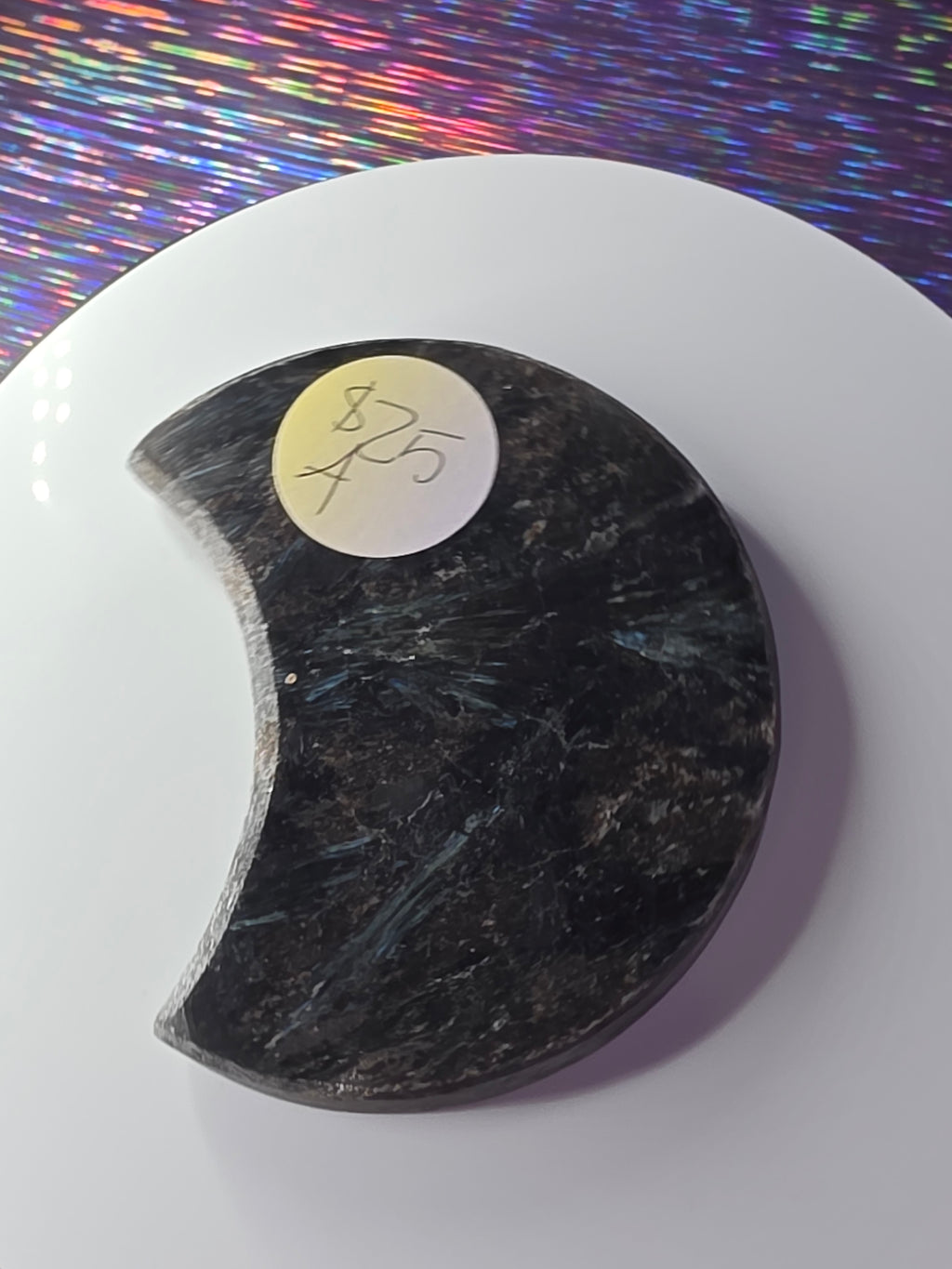 Arfvedsonite with Garnet Moon A