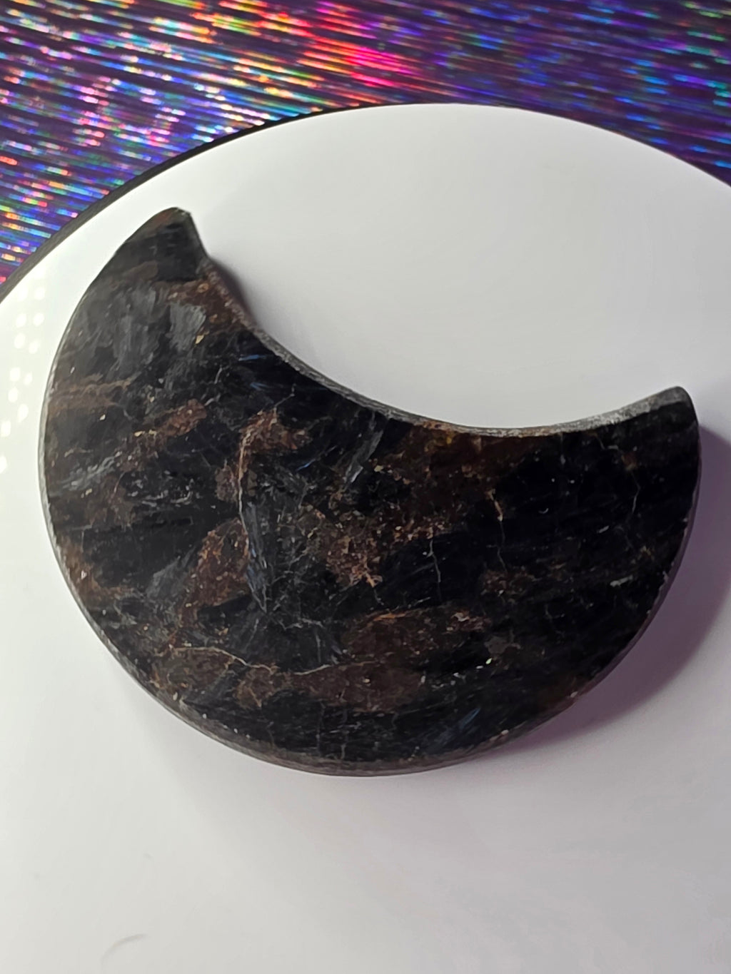 Arfvedsonite with Garnet Moon E