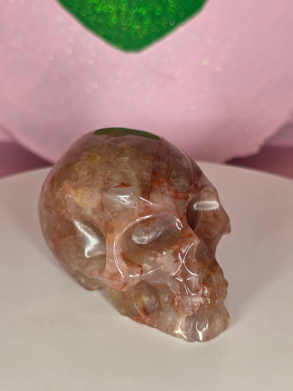 Fire Quartz Skull A