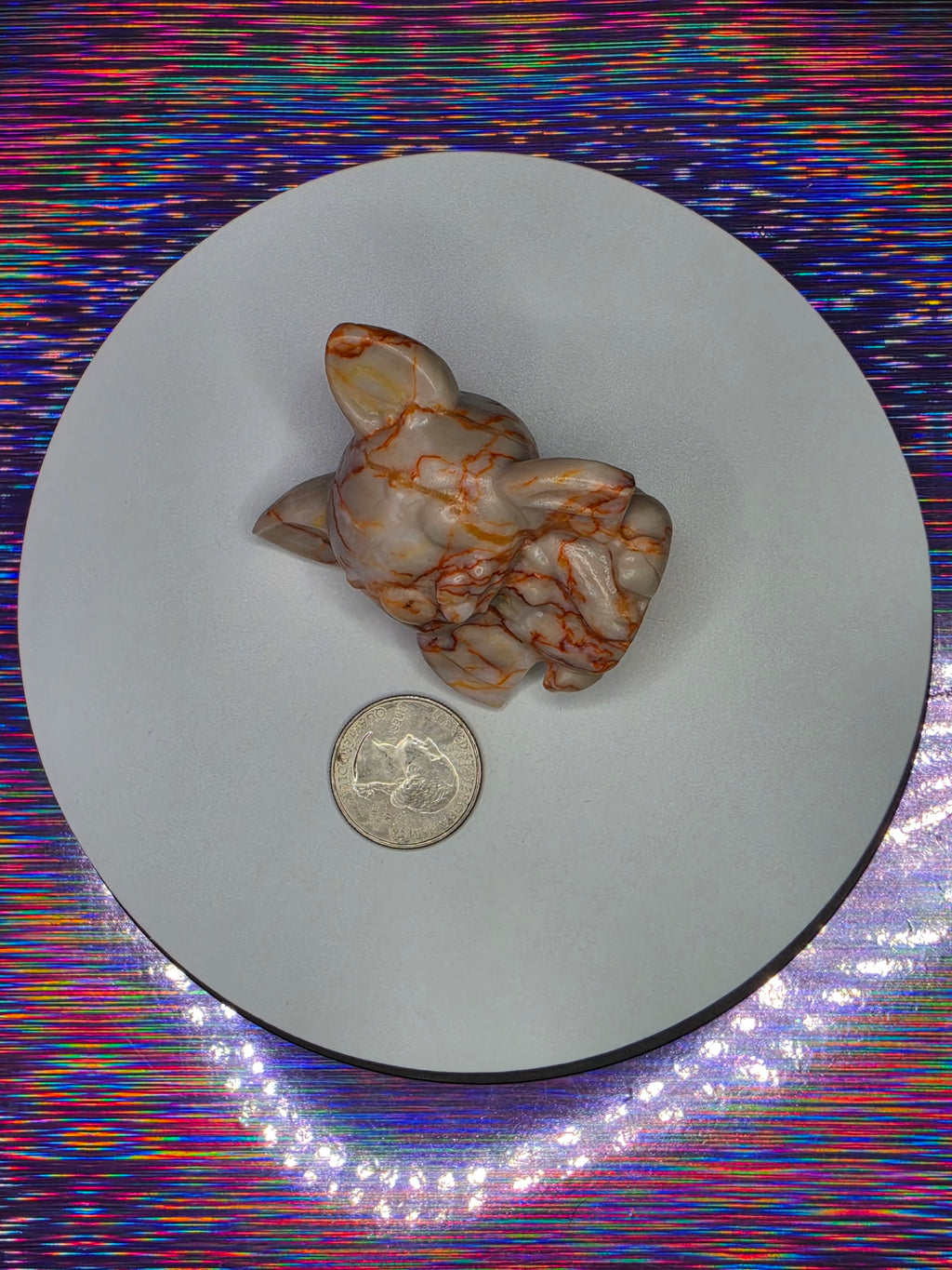 Red Veined Jasper Bat B