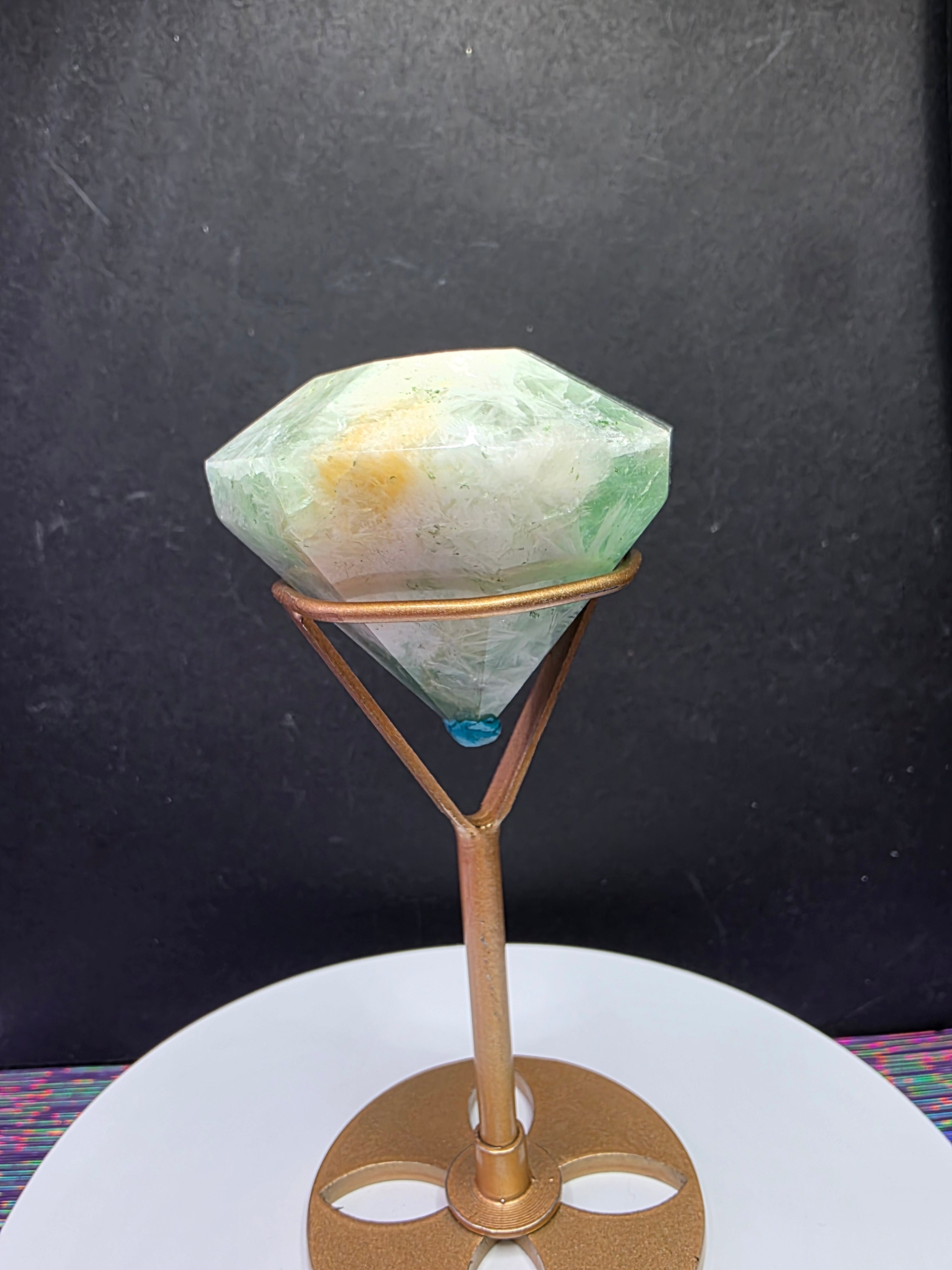 Feather Fluorite Diamond A