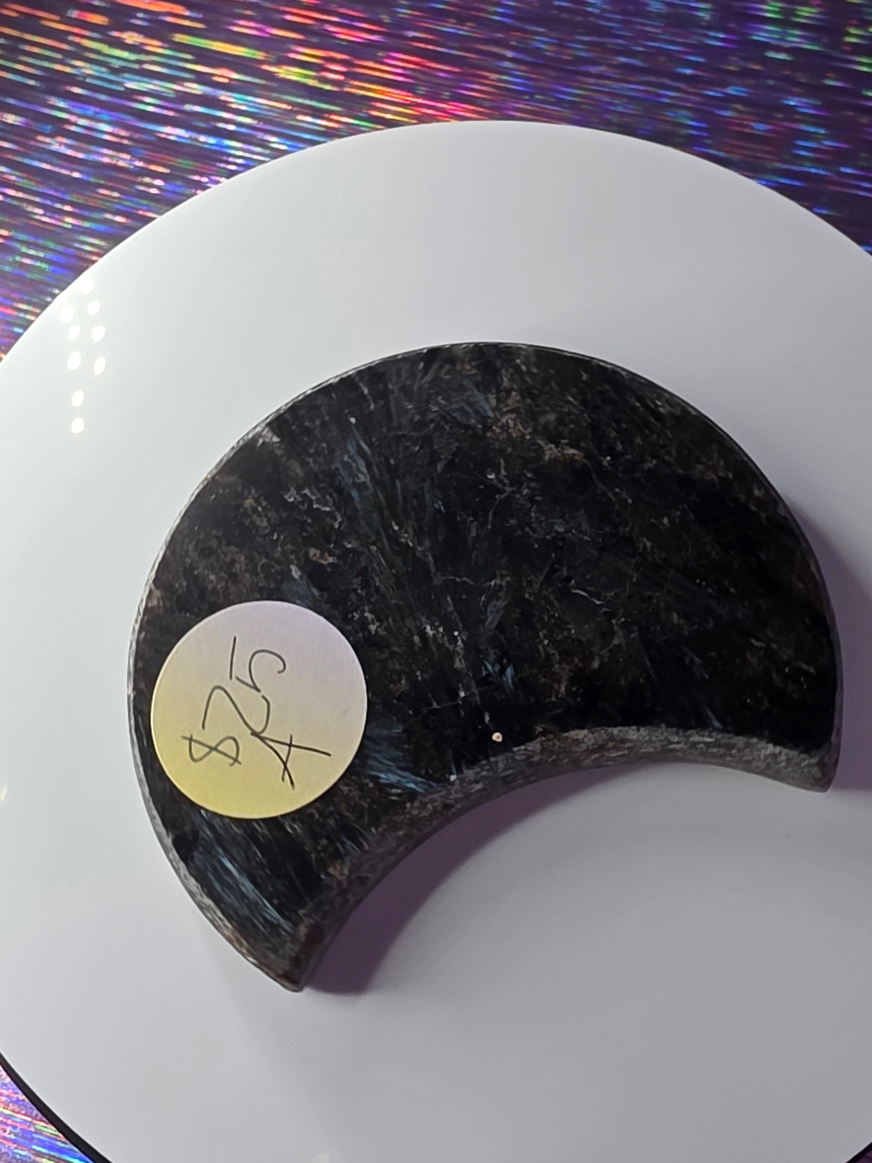 Arfvedsonite with Garnet Moon A