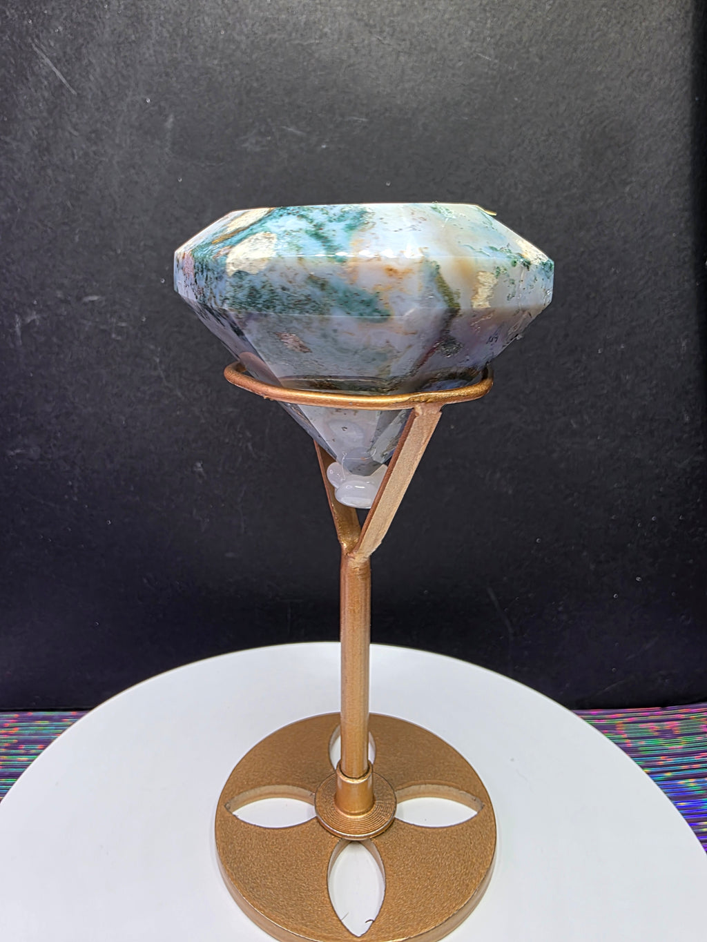 Ocean Jasper Moss Agate Diamond B