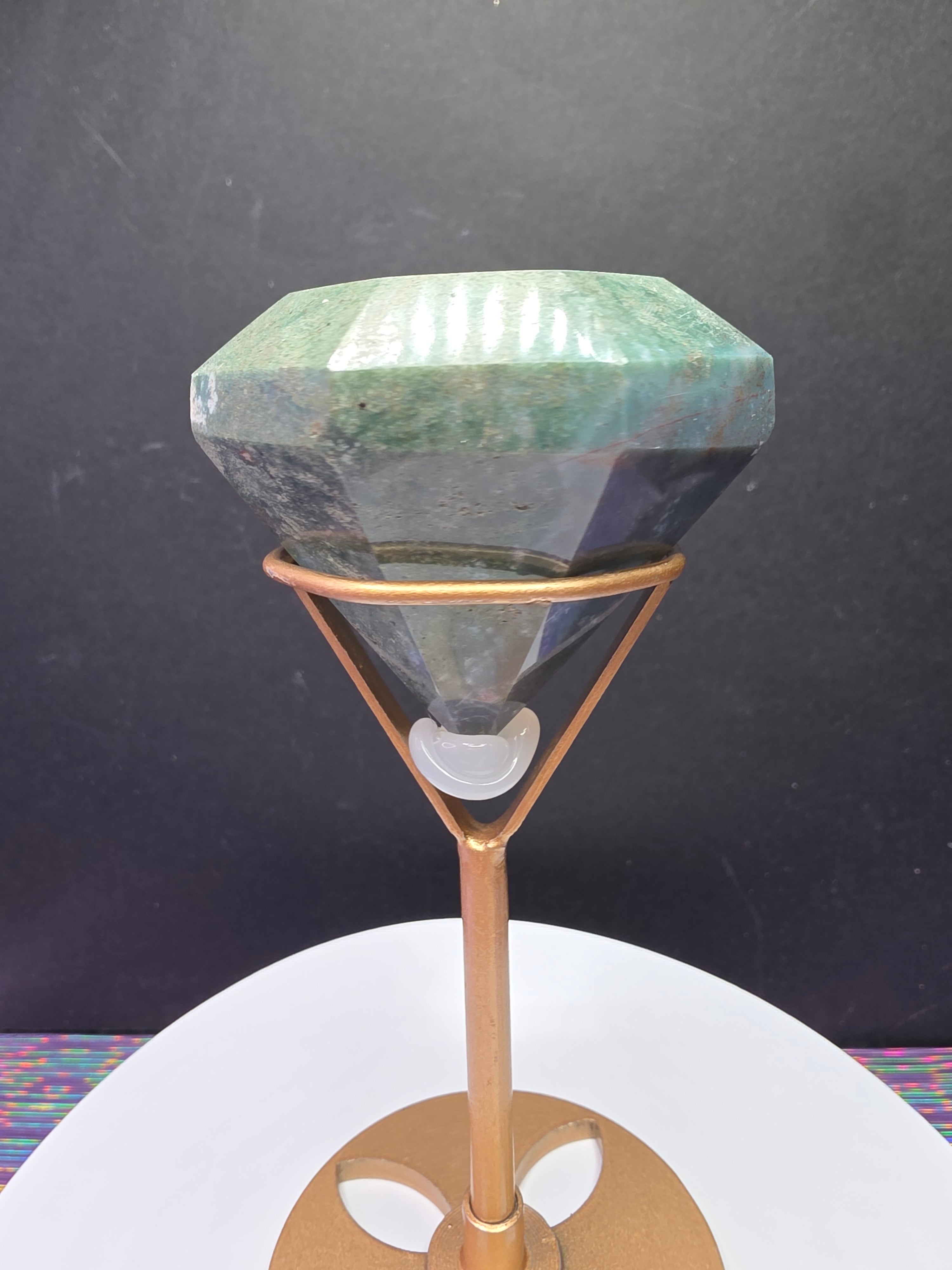Ocean Jasper Moss Agate Diamond C