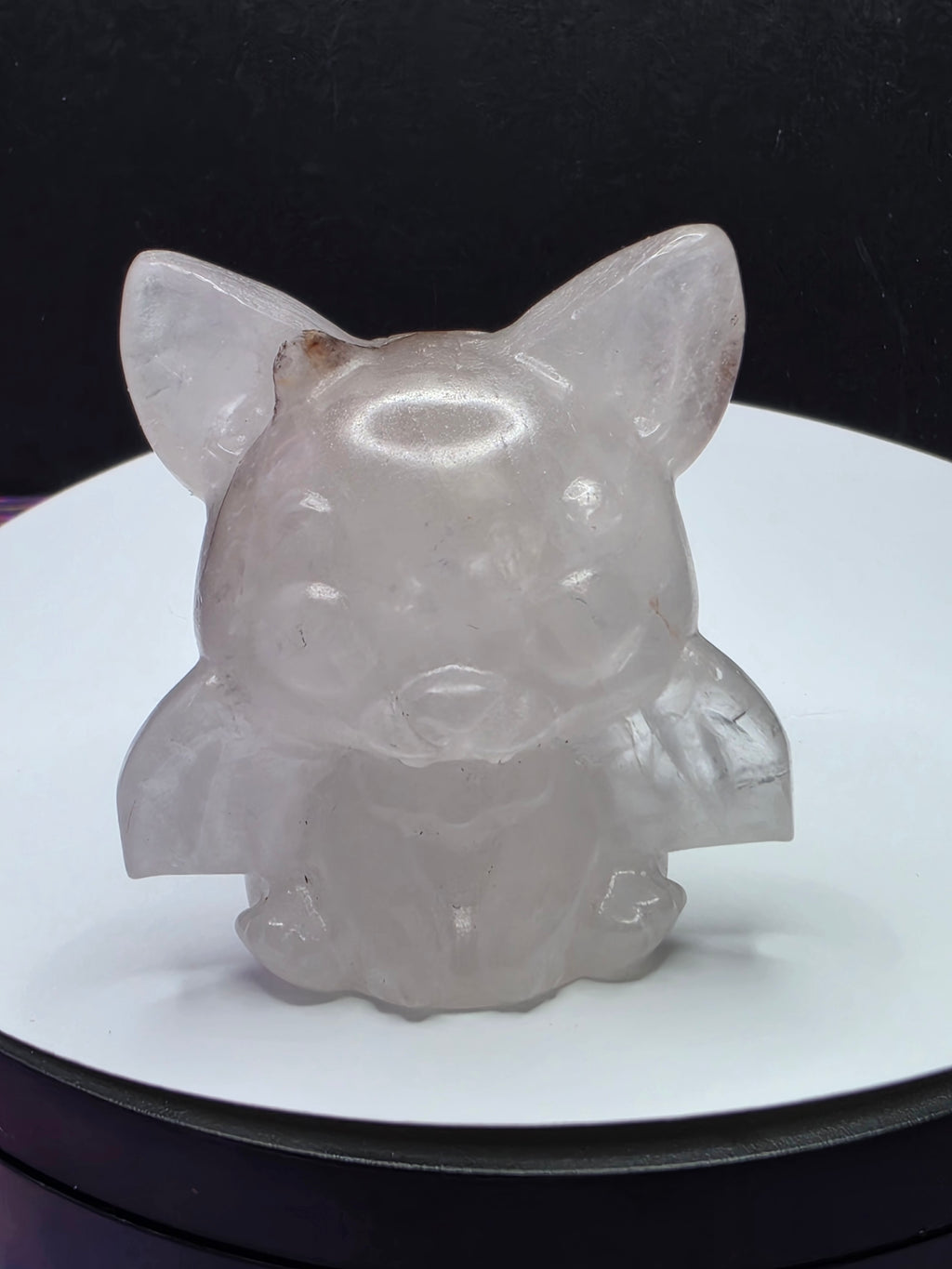 Clear Quartz Bat A