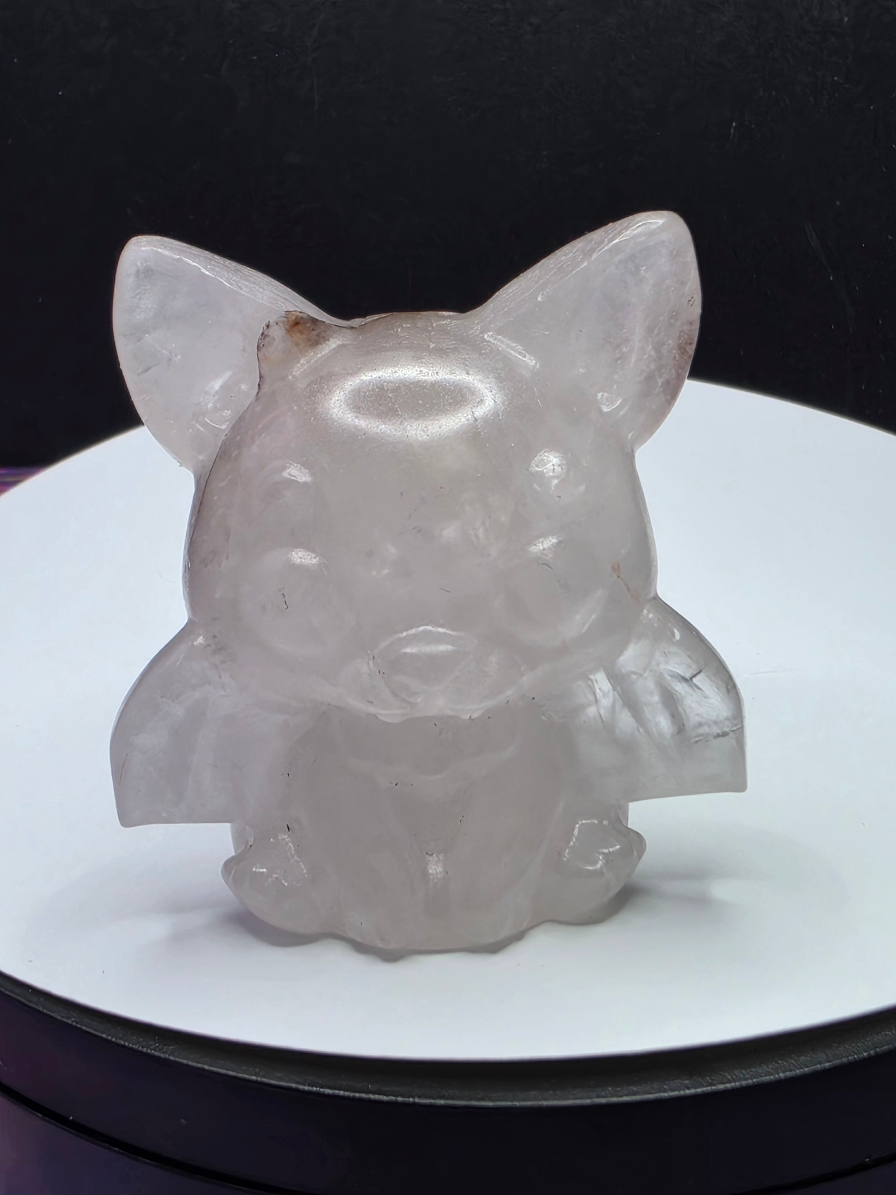 Clear Quartz Bat A